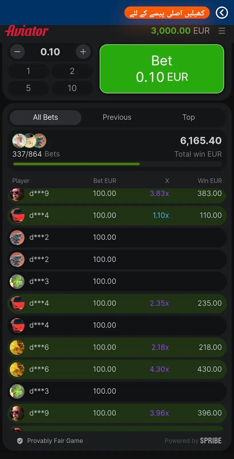 mostbet aviator game